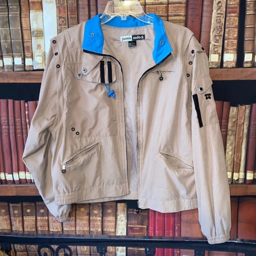 Jamie‎ Sadock multi pocket jacket windbreaker convertible